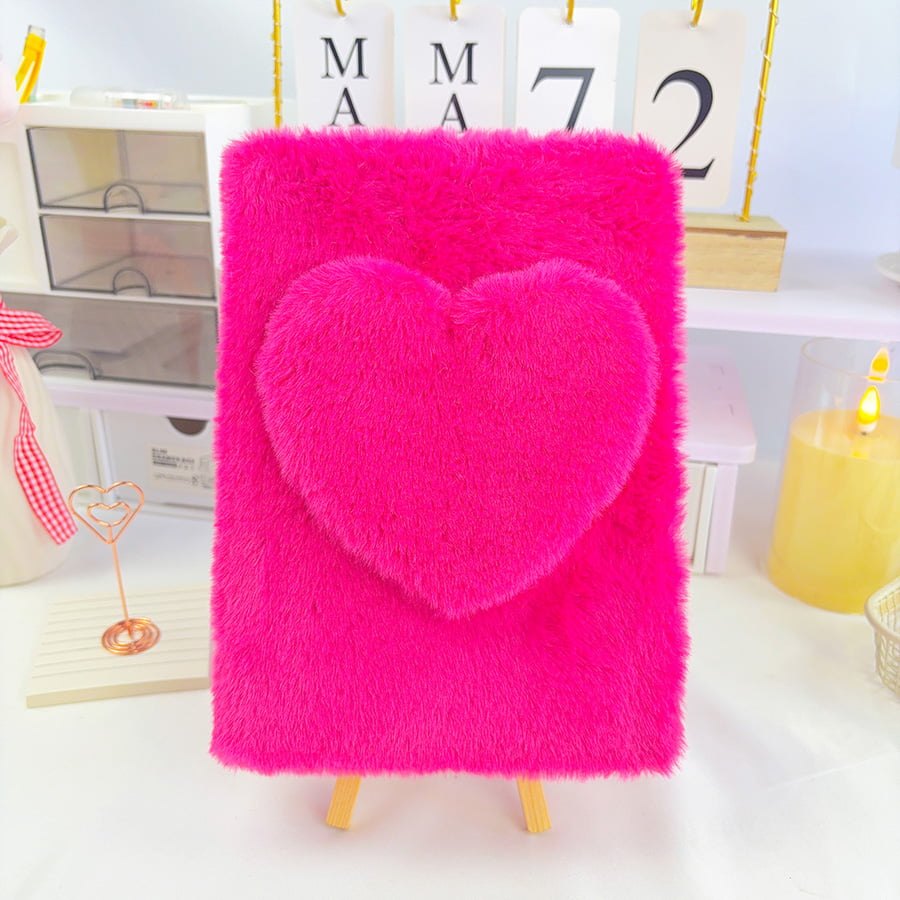 A5 mielas meilės dienoraščio pliušinis sąsiuvinis