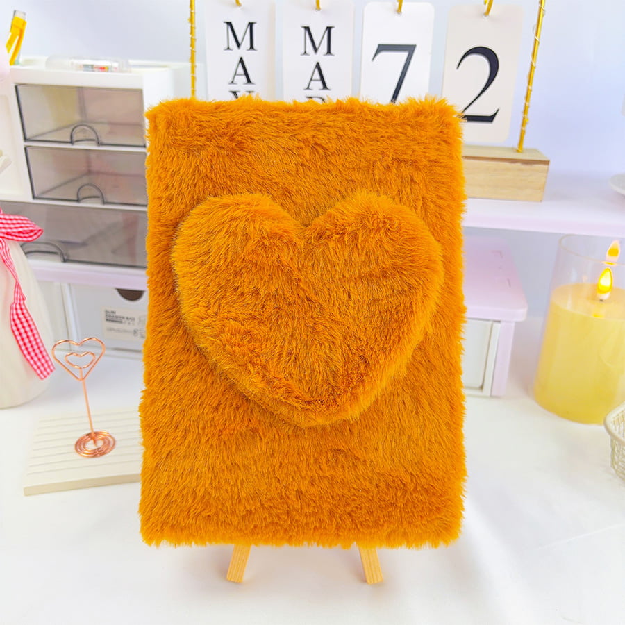 A5 mielas meilės dienoraščio pliušinis sąsiuvinis